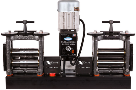 130 mm Double Electric Flat & Wire Mill X-Drive