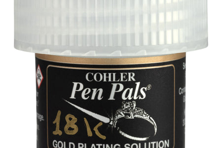 Cohler Gold Pen Plating Solution, 1oz jar, by Krohn Industries