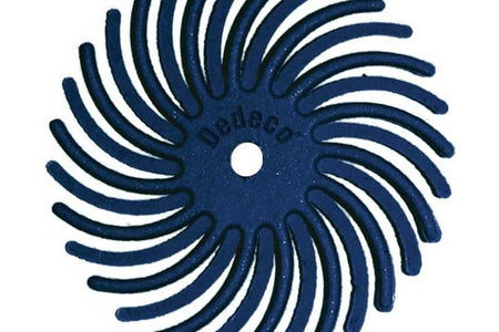 7/8" Radial Discs - Blue Fine 400 Grit 1/16" Arbor (12 pack)