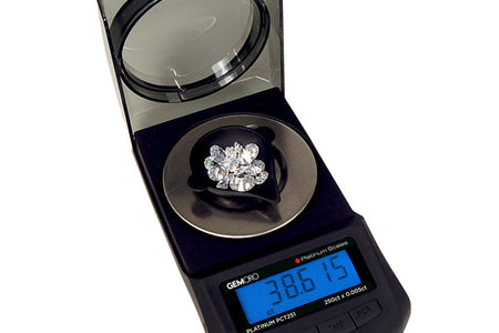 Premium Carat Scale, 250ct x 0.005ct - GEMORO Platinum PCT251